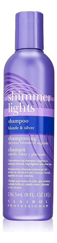  Clairol Professional Shimmer Lights Champú, Rubio Y Plateado