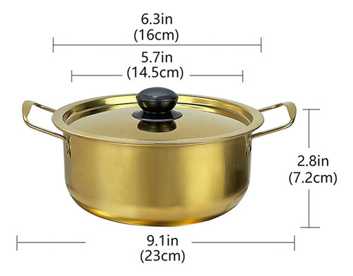 Olla Para Cocinar Ramen Coreana, Olla Portátil Para Sopa De