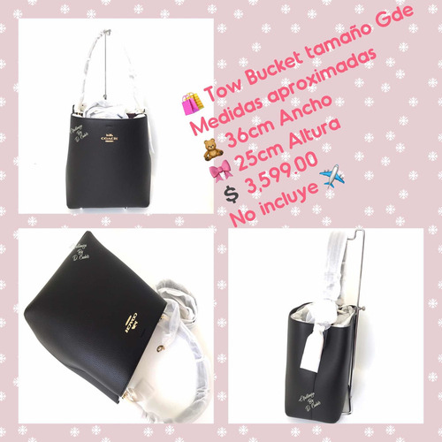 Bolsa Coach Tow Bucket Tamaño Grande