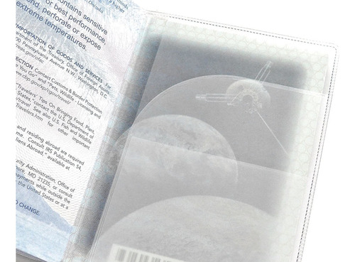 5 Piezas Funda De Pasaporte Cubierta Transparente Tarjeta Vi