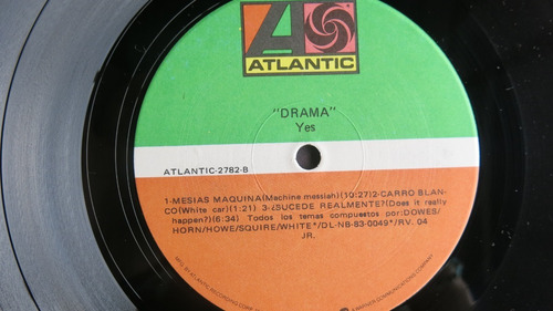 Vinyl Vinilo Lp Acetato Drama Yes Rock (Usado)