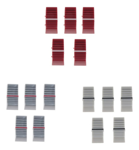 Tapa Del Fader Del Mezclador Rojo