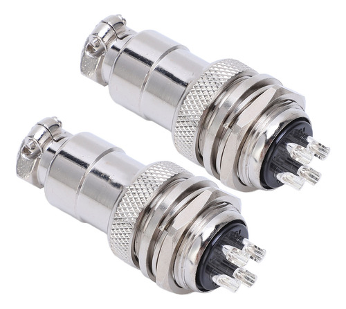 Conector De Enchufe De Aviación, 2 Piezas, Enchufe De Aleaci