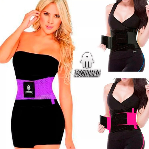 Fajas Tecnomed 100% Original Cinturilla Reductor Gym Fitnes