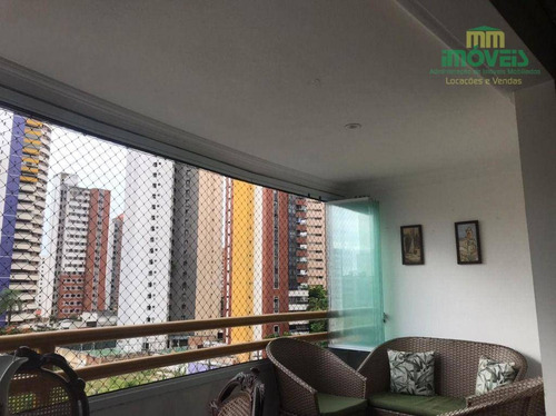 Imagem 1 de 8 de Apartamento Com 3 Dormitórios À Venda, 128 M² Por R$ 740.000 - Meireles - Fortaleza/ce - Ap0819