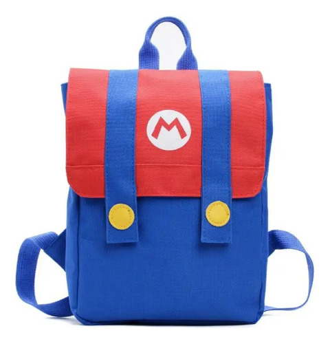 Mario Mochila Infantil Pequeña Jardín Primaria Regalo