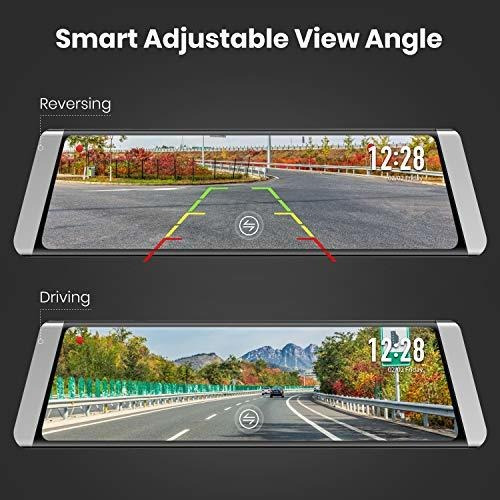 Vox Upgrade Mirror Dash Cam Backup Kit Dual Lens 9.88  Bf