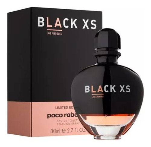 Black Xs Los Angeles Woman Limited Edition 80ml Paco Rabanne