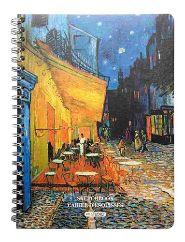 Cuaderno Bocetos Dibujo 70pgs Tapa Dura Carta Ref. 60041