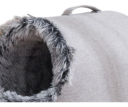 Mascota Casa De Gato Nido Cama De Perro Pequeño Gris Claro