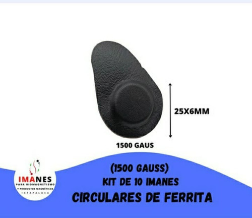 Kit Profesional De 30 Imanes Para Biomagnetismo Ferrita