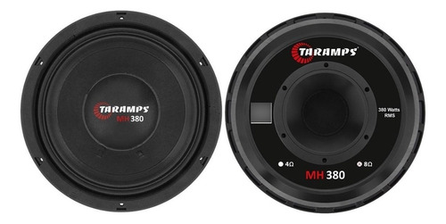 2 Alto Falante 7driver 8 Mh 380w Rms Médio Grave Trio Line Cor Preto