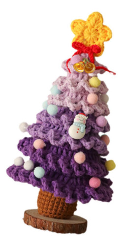 De Navidad Artificial, Tejido Morado, Artesanía, Regalos,
