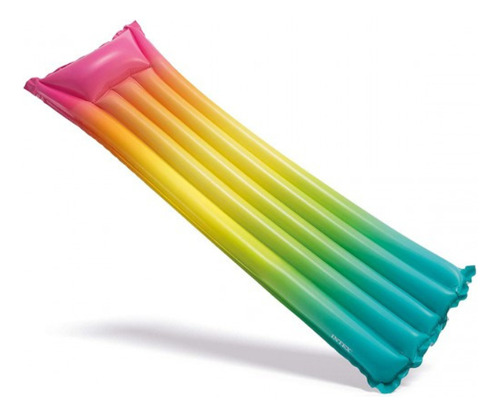 Intex Colchoneta Inflable Multicolor Para Playa Y Piscina