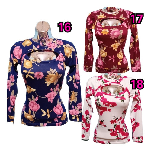 Suéter Crop Tops Blusas De Moda Piel De Durazno Body's Dama