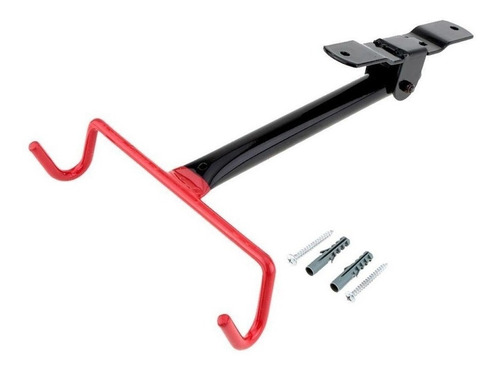 Imagem 5 de 5 de Suporte De Parede Retrátil Bike Elleven Preto/ Vermelho