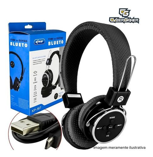 Imagem 6 de 6 de Fone De Ouvido Headphone Vermelho B-05 Sem Fio Bluetooth