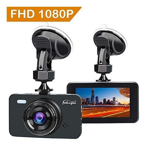 Dash Cam 1080p Dvr Cámara De Tablero Full Hd Pantalla Lcd De