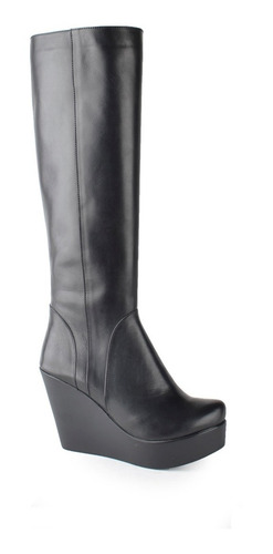 Imagen 4 de 5 de Botas De Montar Mujer De Cuero Bucaneras Siberia - Ferraro -