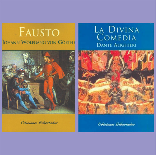 Fausto / La Divina Comedia Lote X 2 Libros Nuevos