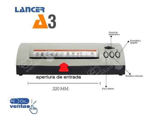 Plastificadora /enmicadora A4 Emplastica Laminador