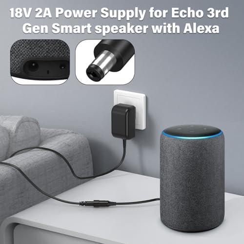 Pack Cargador 18v Para Echo 3rd/4th Gen Y Show 2nd/10