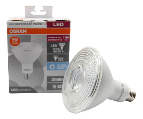 Foco Osram Par38 Led 13.5w E27 Ip65 Luz Blanca