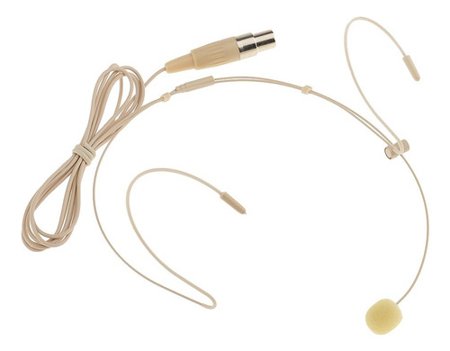 Mini Micrófono Xlr 4 Pines Beige