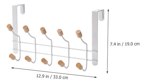 Colgador De Pared De Hierro Forjado, 2 Unidades