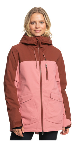 Campera Roxy Mujer Snow Stated Impermeable 15k Nieve