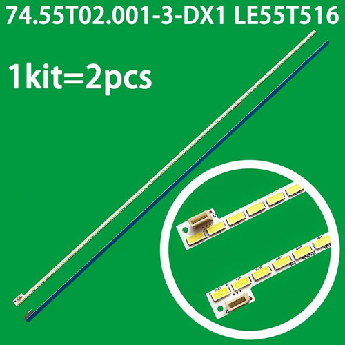 Kit Leds 74.55t02.001-3-dx1 Le55t516 - Aluminio, Nuevo. Zty