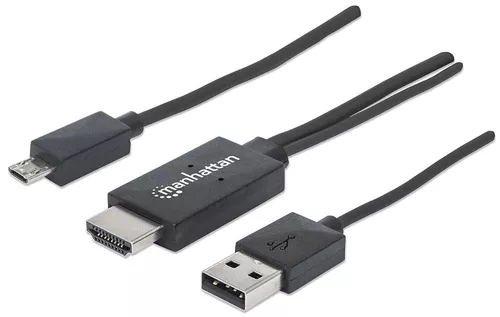 Cable adaptador MHL para Samsung Galaxy S3, S4, S5, microusb a HDMI, 1080P,  HDTV, 5 pines