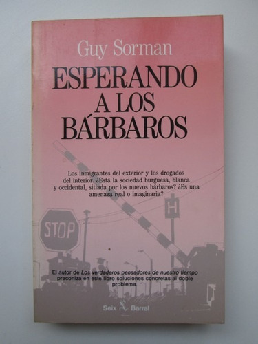 Libro  Esperando A Los Bárbaros 