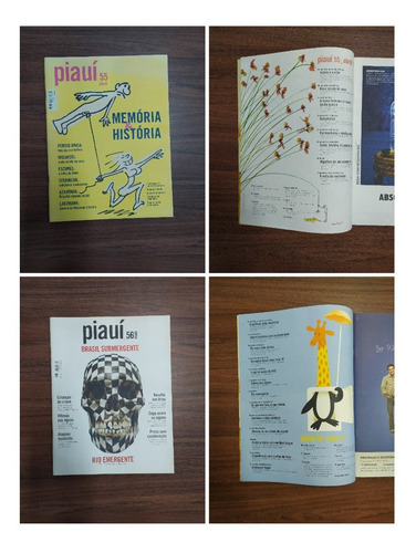 Revistas Piauí - Lote De 12 Unid. Veja Edições Na Descrição! (Usado)