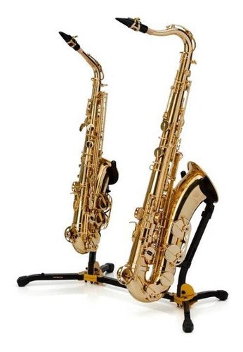 Suporte Profissional Duplo P/ Sax Alto Tenor Hercules Ds537b