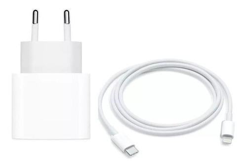 Cargador Compatible iPhone 8 X 11 12 13 Cubo + Cable