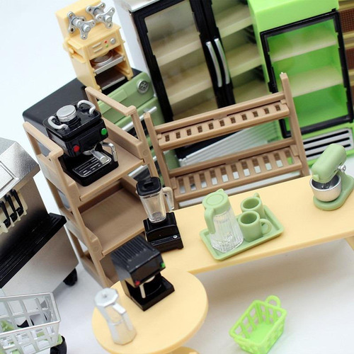 2 Refrigerador En Miniatura Para Casa De Muñecas, Muebles