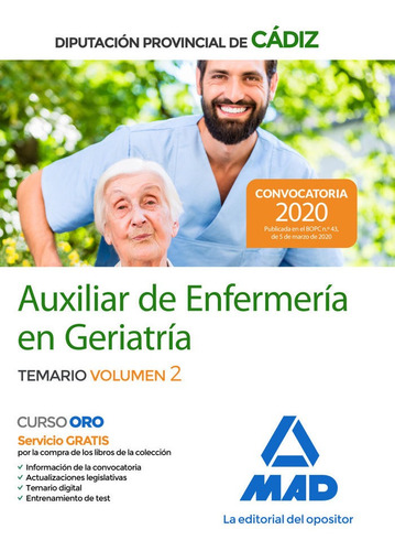 Libro Auxiliar Enfermeria Geriatria Diputacion Cadiz Vol 2