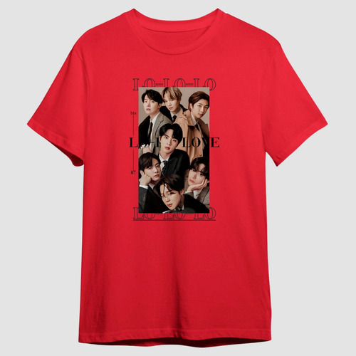 Camiseta Infantil 100% Algodão Bts Integrantes Kpop Coreanos