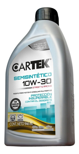 Aceite Semisintético Para Motor A Gasolina 10W-30 946ml