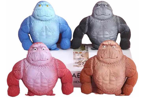 Squeeze Escuichi Mini Gorila Chango Anti Estrés Pack 12