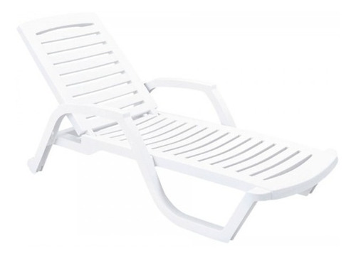 Imagen 2 de 2 de Silla Reposera Rivera Blanco Rimax