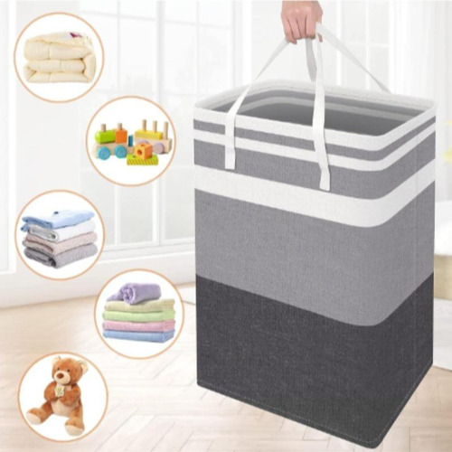 My Cesta De Lavandería Plegable De 75 Litros Con Asas Para