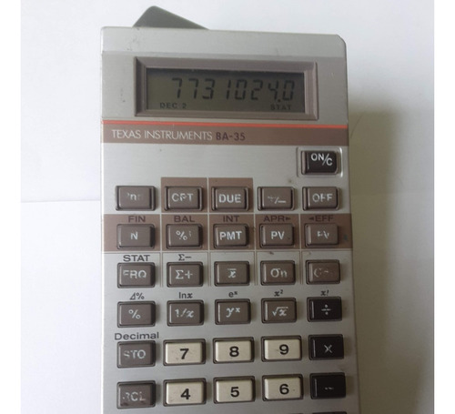 Calculadora Financiera Texas Ti Ba 35 Tasas Vintage