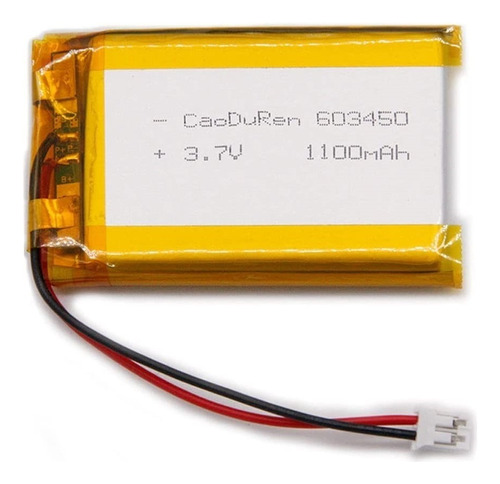 Bateria Litio Lipo 603450 3.7v 1200mah 