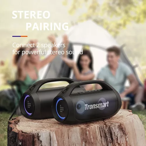 Tronsmart Bang SE Altavoz Bluetooth portátil 40 W estéreo inalámbrico IPX6  impermeable colorido LED para fiesta al aire libre viajes