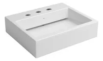Comprar Bacha Lavatorio Deca L87 Apoyo Rectangular Desague Oculto Acabado Brillante Color Blanco