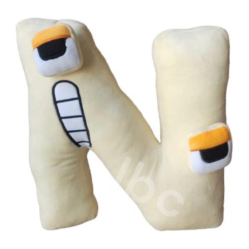 Alfabeto Lore Abc Inglé Juguete De Peluche Roblox Para Niños