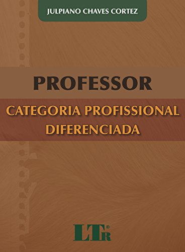 Libro Professor Categoria Profissional Diferenciada De Julpi