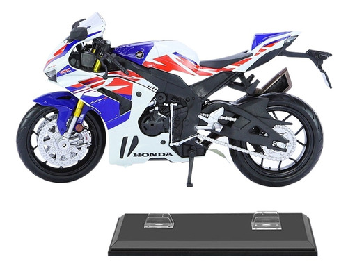 Honda Fireblade Cbr1000rr-r Miniature Metal Moto Con Base